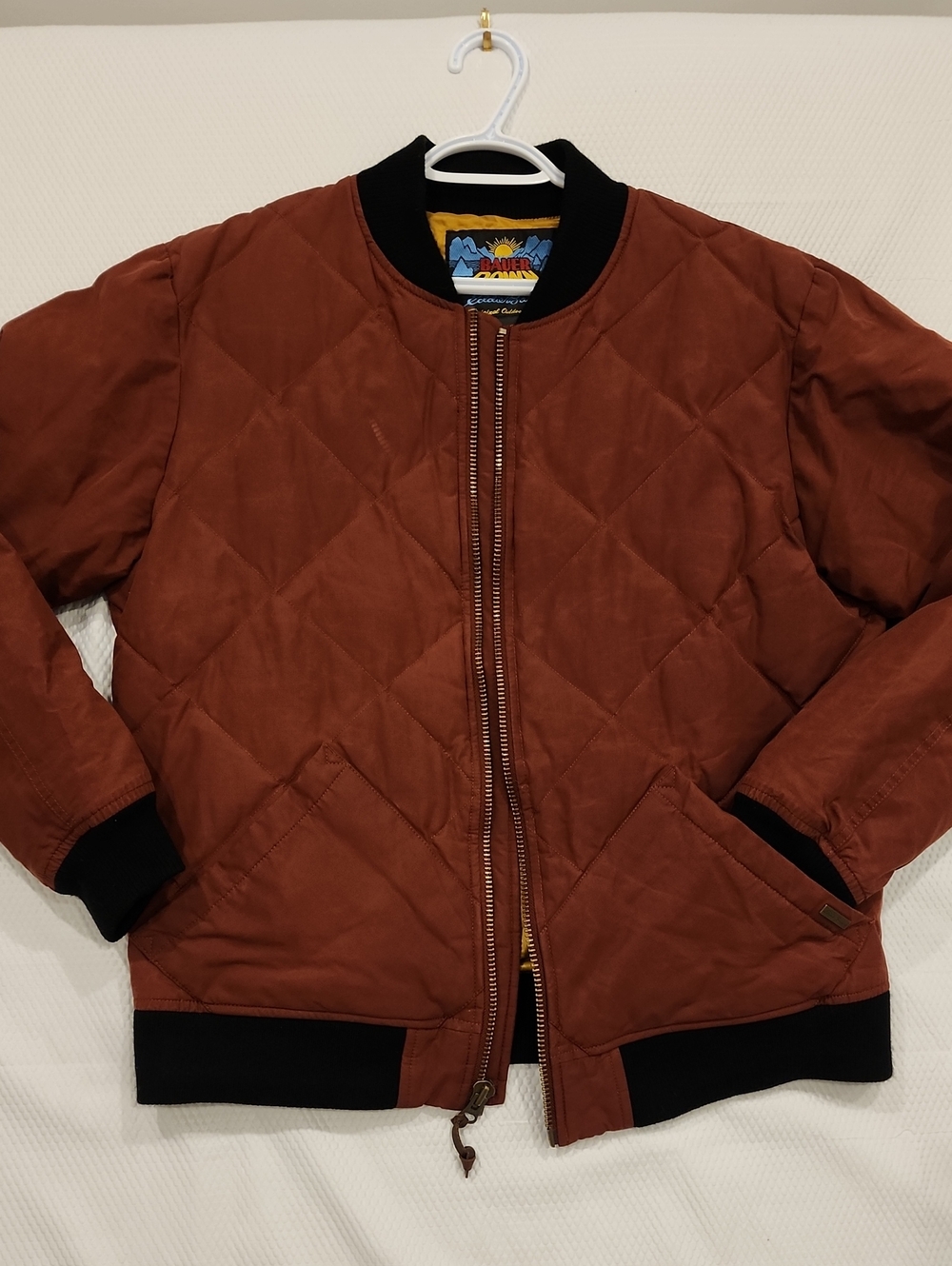Eddie Bauer 1936 Skyliner Down Bomber Puffer Jacket  L